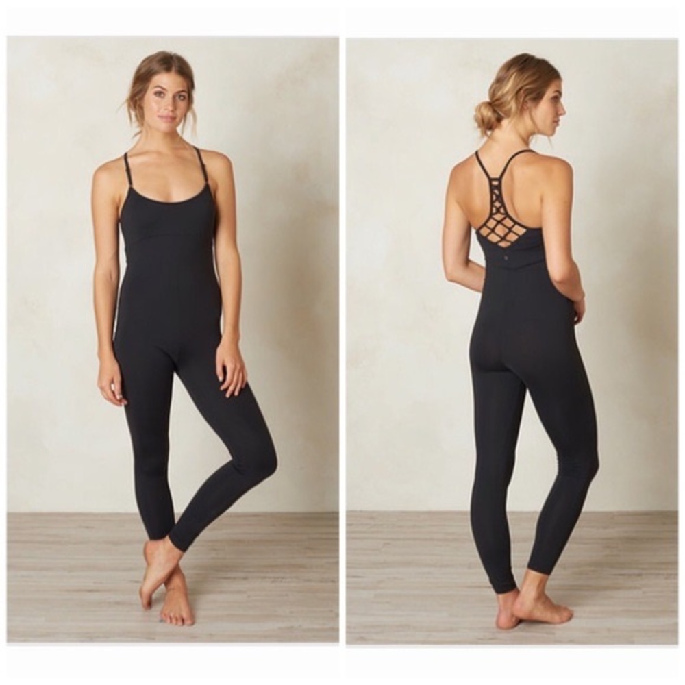 Prana elixir jumpsuit unitard black size S